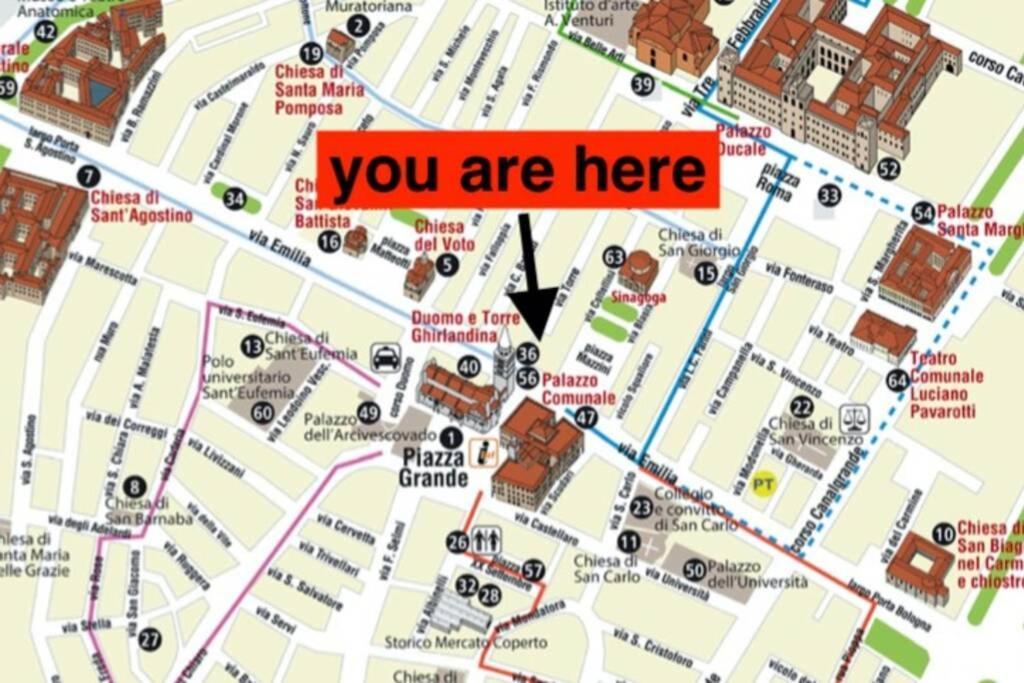La Casa In Via Della Torre Apartman Modena Kültér fotó